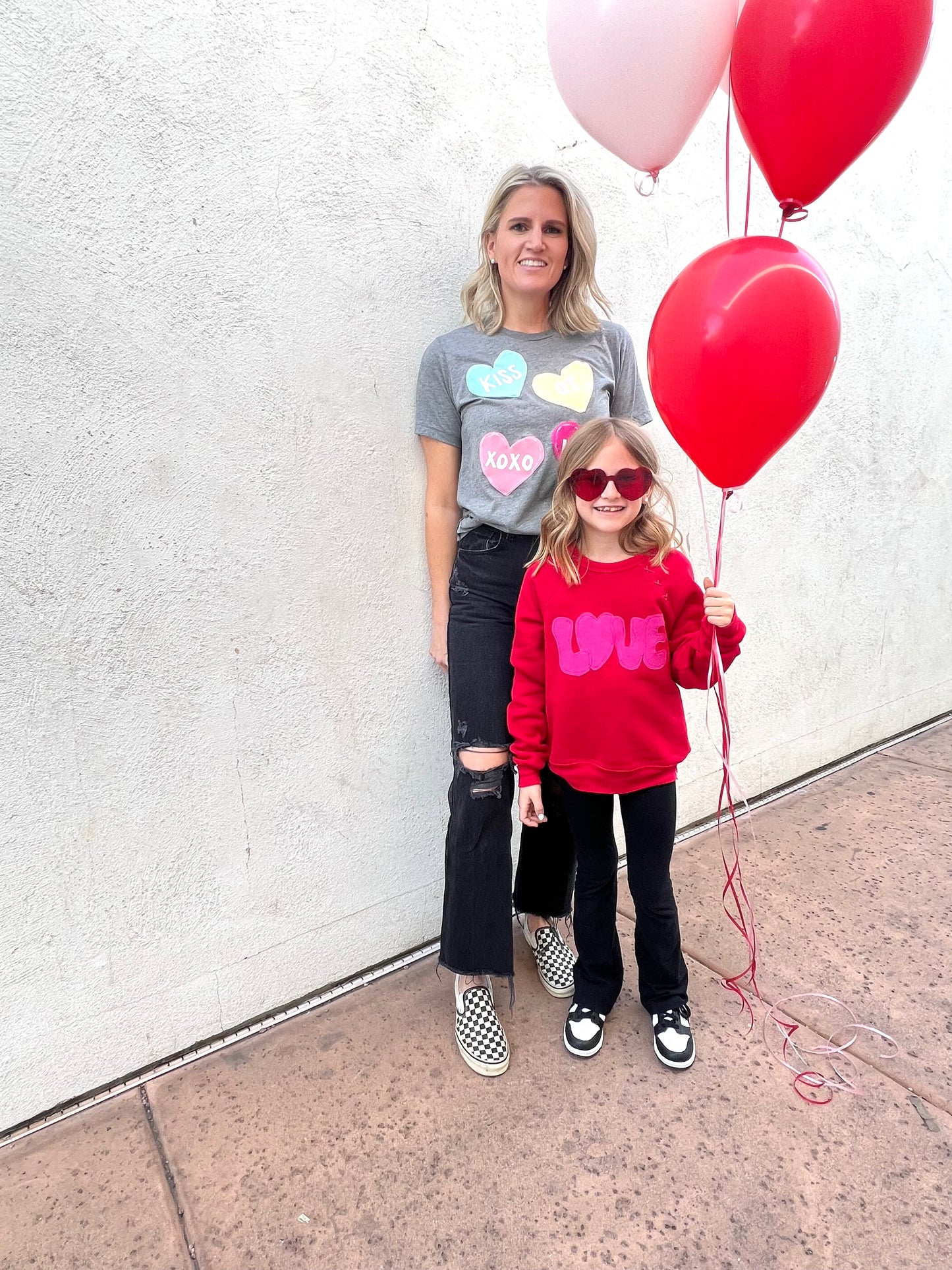 Adult & Kid's CONVERSATION HEARTS T-Shirt