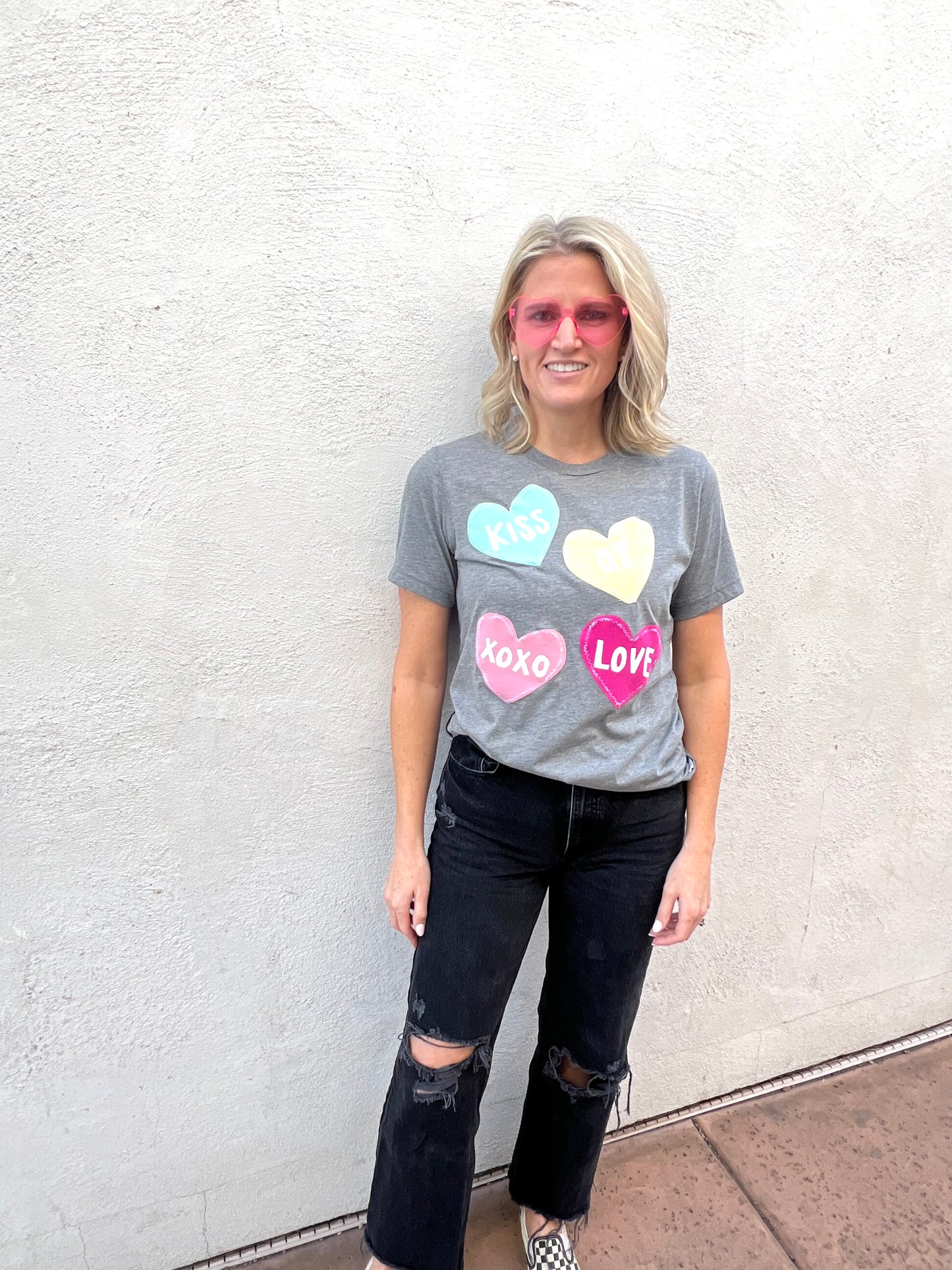 Adult & Kid's CONVERSATION HEARTS T-Shirt