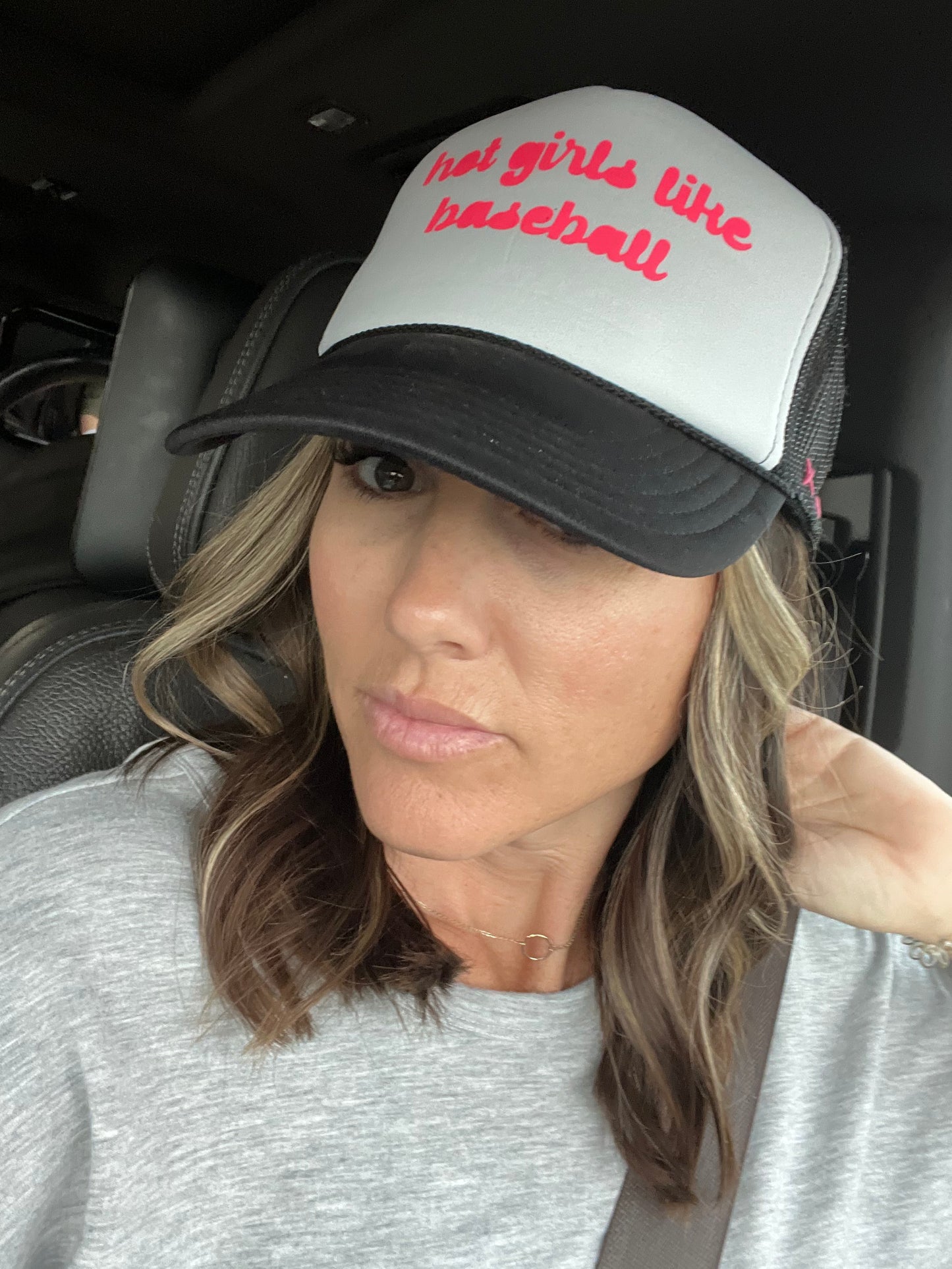 Hot Girls Like Baseball Trucker Hat