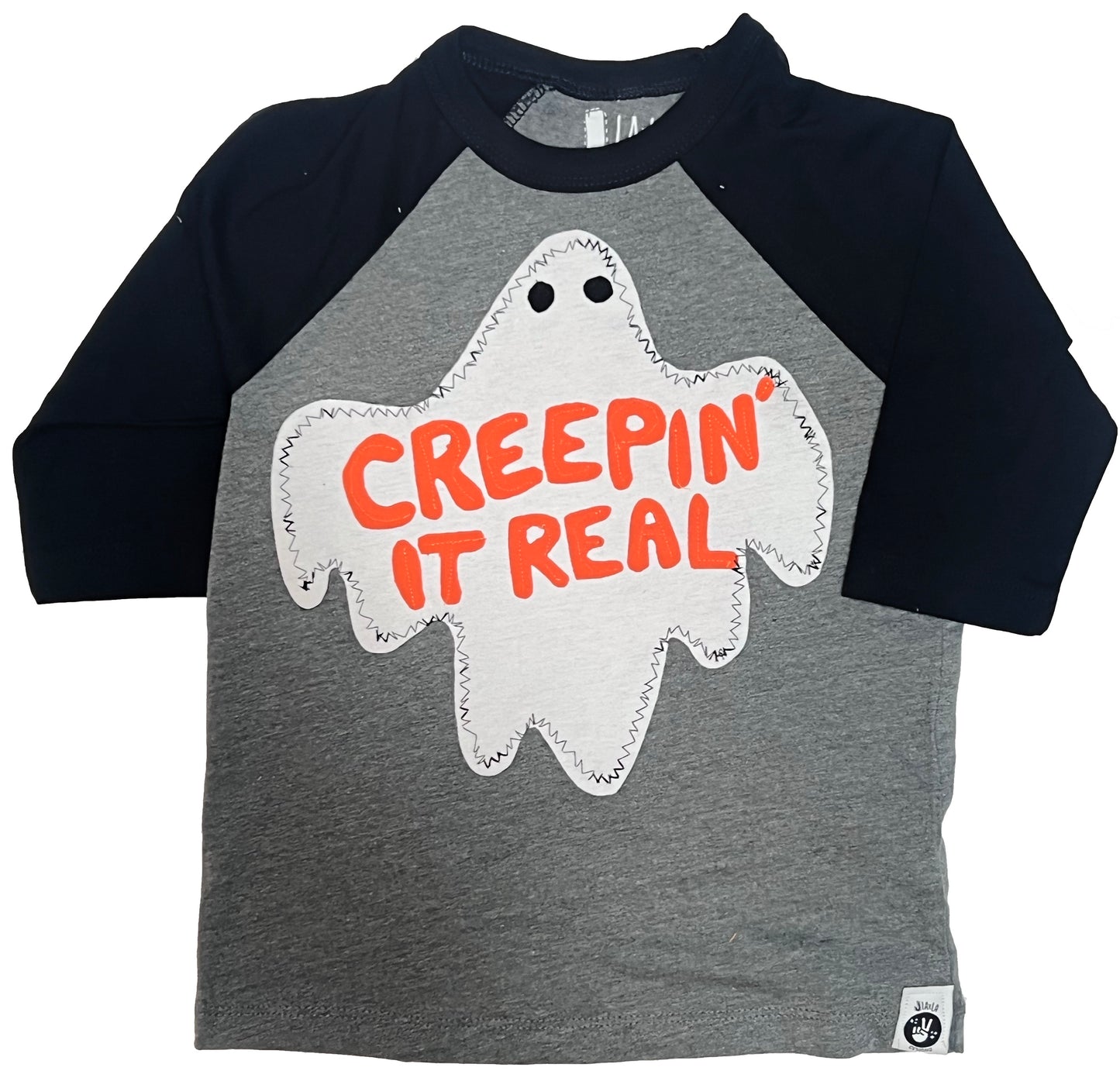 Kid's Halloween CREEPIN IT REAL Raglan T-Shirt