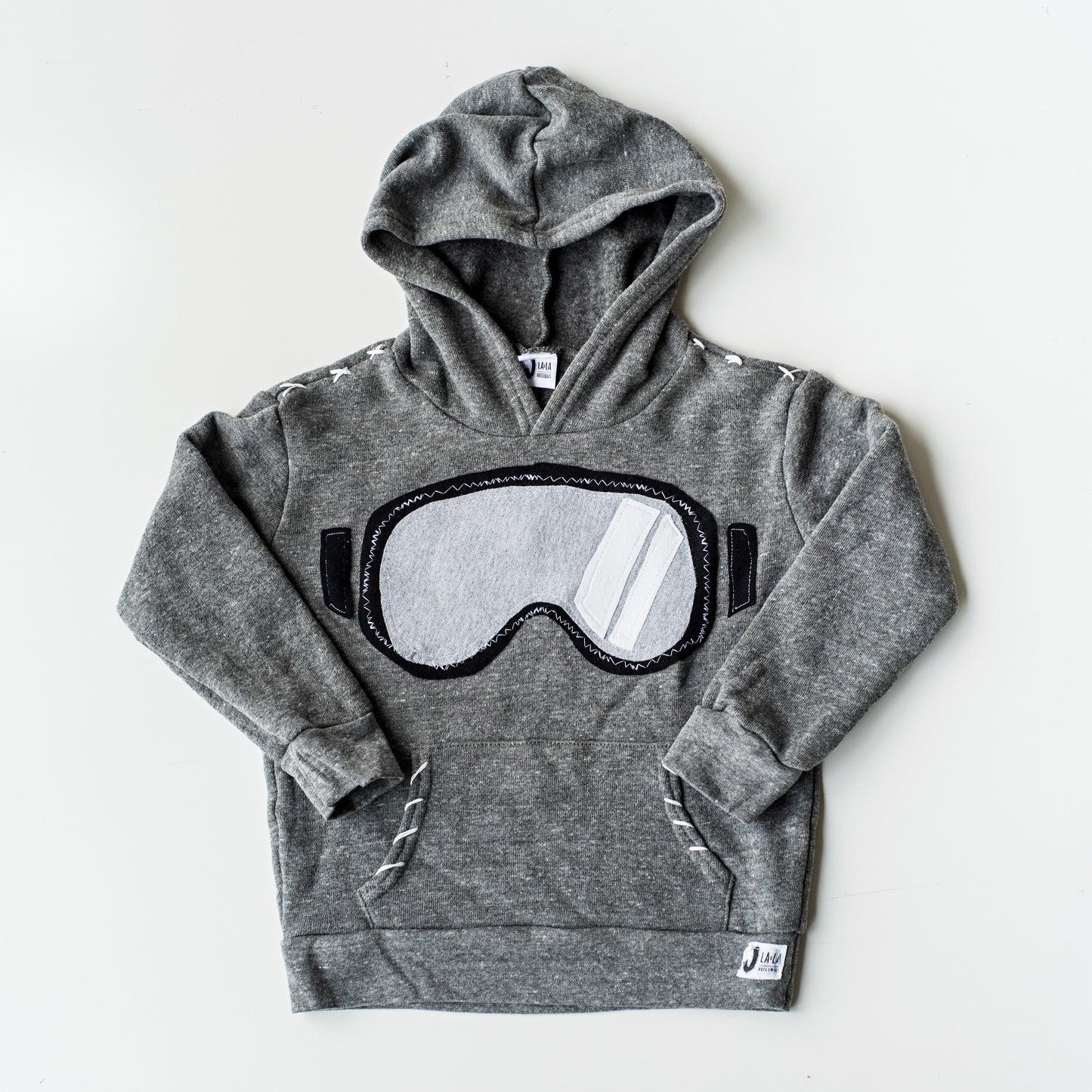 Kid's SKI MASK Pullover Hooded Sweatshirt