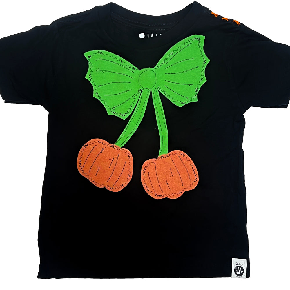 Kid's Halloween PUMPKIN CHERRY T-Shirt
