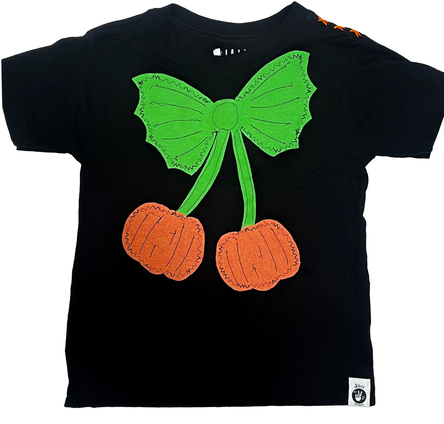 Kid's Halloween PUMPKIN CHERRY T-Shirt