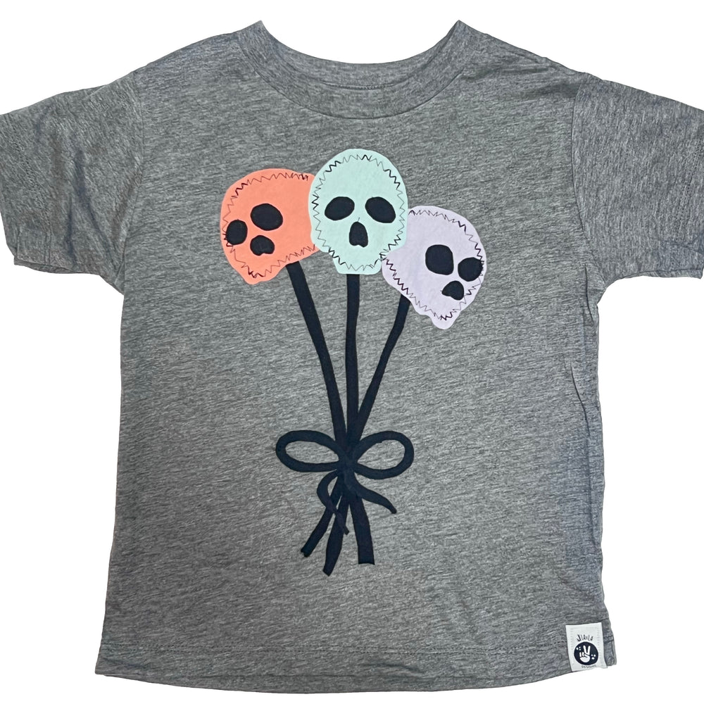 Kid's Halloween SKULL BALLOONS T-Shirt