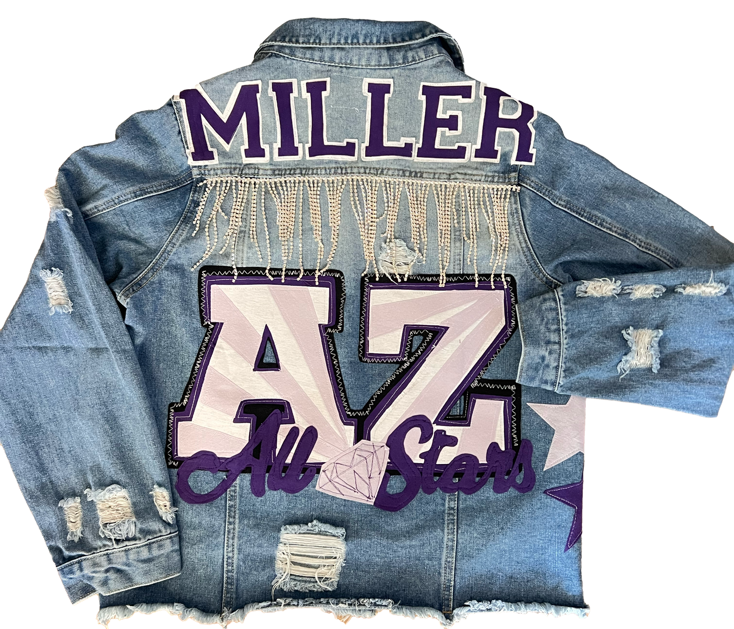 Adult CUSTOM AZ All-Stars Denim Jacket